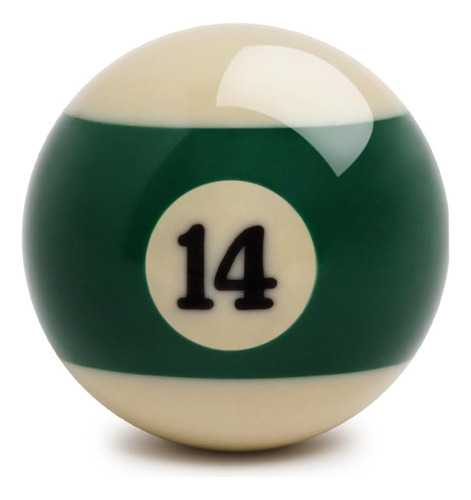 Bola De Billar De Reemplazo Superbilliards, Resina, Nro. 14