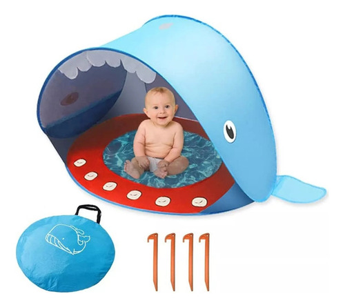 Tienda De Playa Infantil Con Protección Solar Para Piscina.