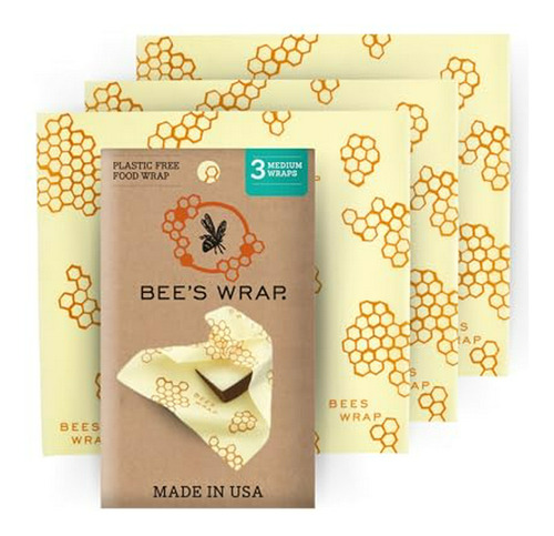 Envoltorios Reutilizables De Cera De Abejas Para Alimentos F