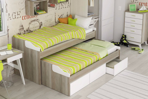 Cama Nido Doble Superpuesta 1 Plaza S20 Valenziana