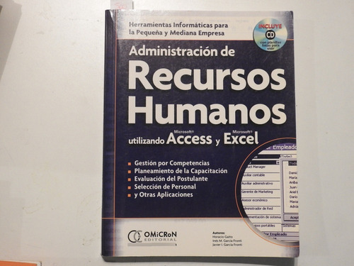 Administracion Recursos Humanos Access Y Excel L453