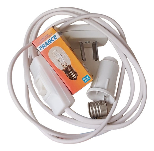Kit Eléctrico Para Lámpara De Sal Completos 5 Ud Blanco