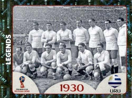 Figurinha Legends Copa 2018 - Numero 675 - Uruguay 1930