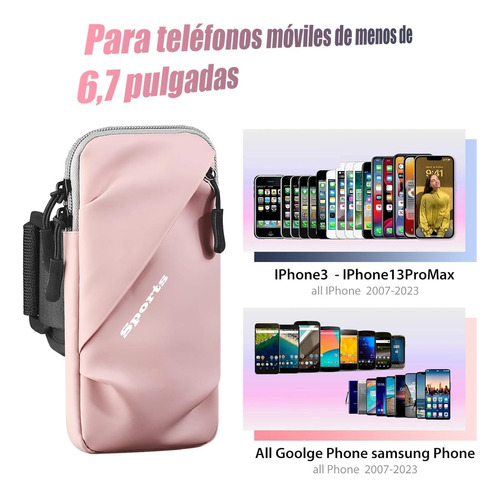 Bolsa Porta Celular Para Gym Correr Deportiva Impermeable