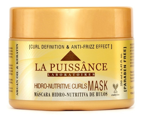 La Puissance Mascara X250 Hidro-nutritiva P/rulos Anti Frizz