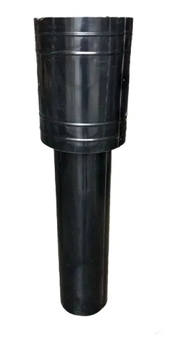 Conducto Tiraje Parrilla 14 35cm Color X 2 Metro + Sombrero