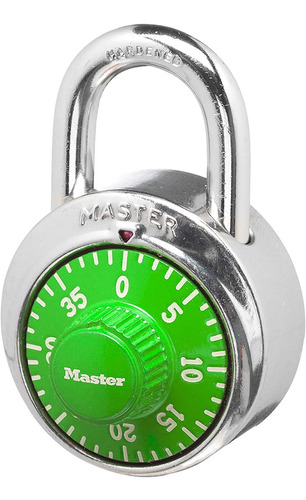 Candado Master Lock Combinacion Tipo Caja Fuerte Verde