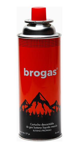 Cartucho Gas Brogas 227g Anafe Butano Premium