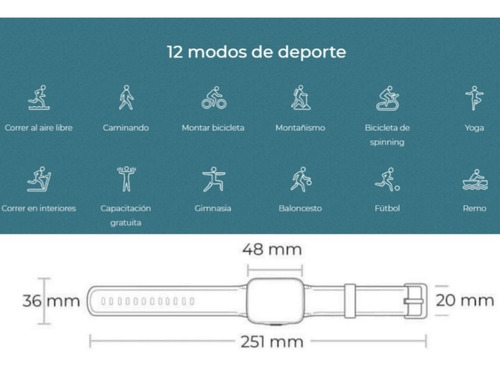 Imagen 4 de 9 de Smartwatch Haylou Ls02 Reloj Inteligente Bluetooth