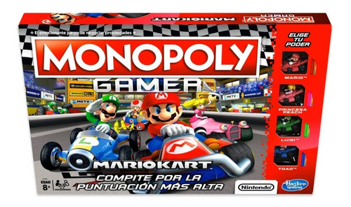 Hasbro Gaming Juego De Mesa Monopoly Mario Kart