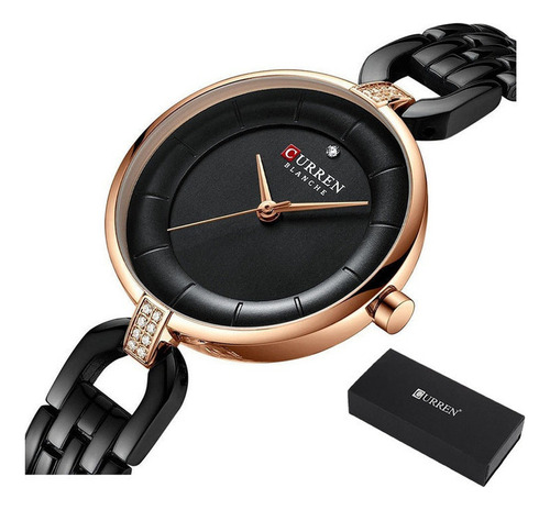 Relojes Casuales De Cuarzo Inoxidable Curren Para Mujer