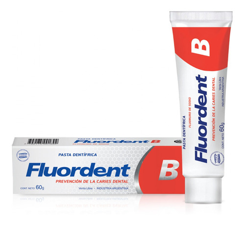 Fluordent B Pasta Dental Anticaries X 60 Gr