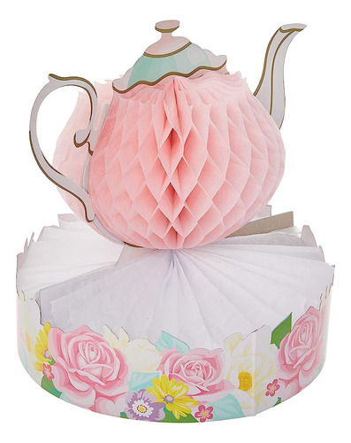 Creativo Conversión Floral Tea Party Centerpiece, 1 Ct Multi