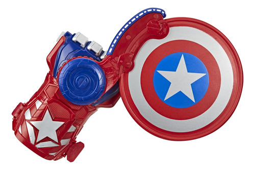 Nerf Power Moves Avengers Capitán América Escudo Eslinga .