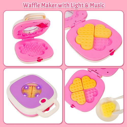Set De Comida Y Té Para Niños 28 Piezas. Regalo Ideal. Color