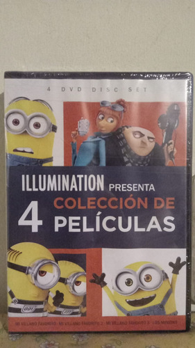 Coleccion Mi Villano Favorito X 4 Peliculas Dvd Fisico