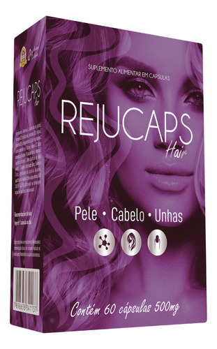 Rejucaps Hair Blister C/ 60cps Sem Sabor
