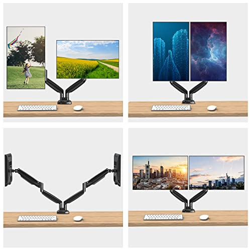 Soporte De Montaje Escritorio Dos Monitores Ultrawide D...