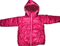 Comprar Campera De Bebe Nena Inflable Forrada En Polar Con Capucha