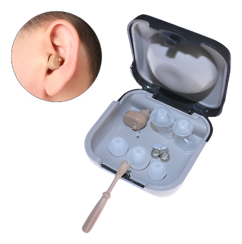 1 Sistema Oculto Pequeño En El Oído Sonido Amplificador Ajus
