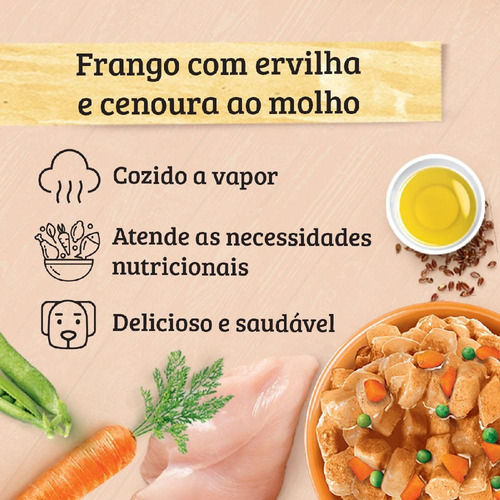 Alimento Úmido Keldog Frango Ervilha E Cenoura 100g