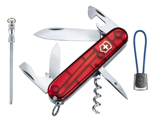 Kit Victorinox Navaja Spartan 91mm + Mini Chaira + Cordón