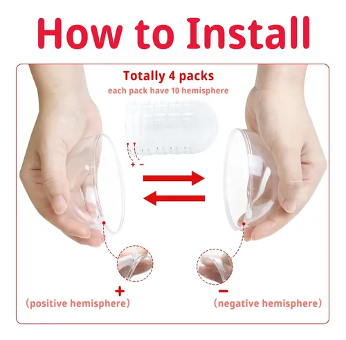 20 Bolas De Plástico Transparente Para Decoración Navideña D