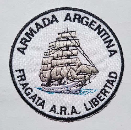 Escudo Bordado  Armada Argentina - Fragata A.r.a. Libertad 