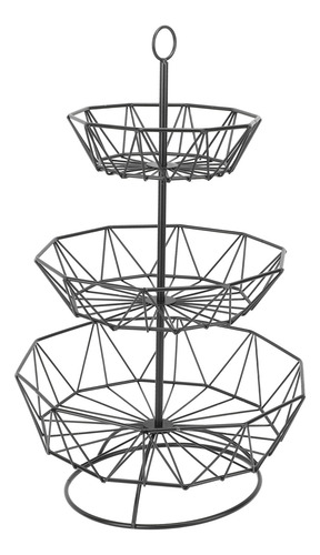 Candy Buffet Rack, Bandeja De Frutas De 3 Camadas Em Ferro F