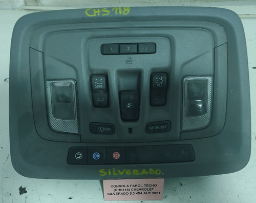 Consola Farol Techo Chevrolet Silverado 5.3 4x4 Aut 2021 