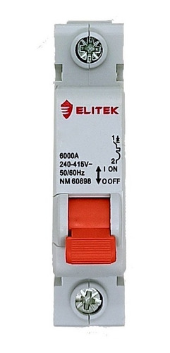 Disjuntor Monofásico Unipolar 10a 16a 20a 25a 32a 40a 50a 63