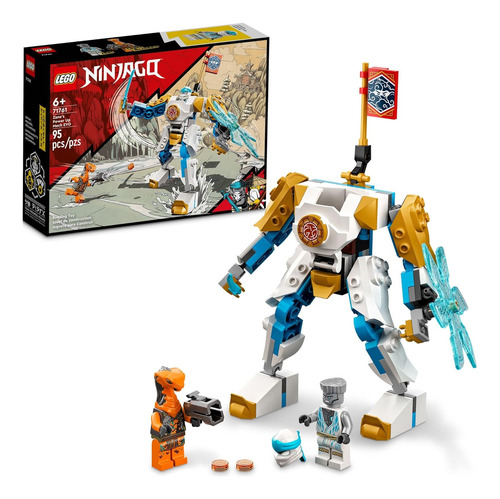 Lego Ninjago Zanes Power Up Mech Evo Figura De Acción Con Co