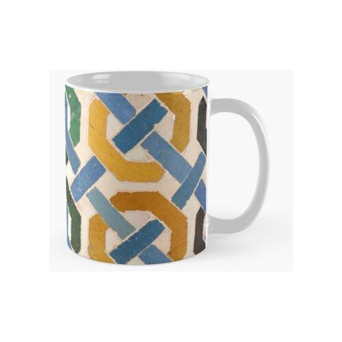 Taza Azulejo Alhambra # 4 Calidad Premium