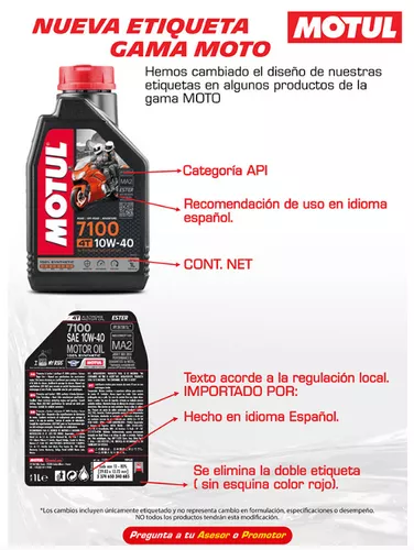 Aceite Motul 5100 10w40 4t Semi Sintetico 1 Lt