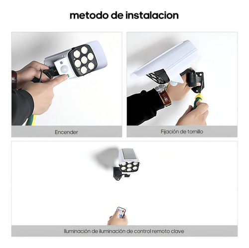 Lámpara Led Sensor De Movimiento Tipo Cámara