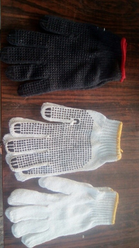 Guantes De Tela Con Puntos Pvc