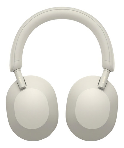 Auriculares inalámbricos Sony WH-1000xM5 con cancelación de ruido (plateados) con conector USB y soporte para auriculares