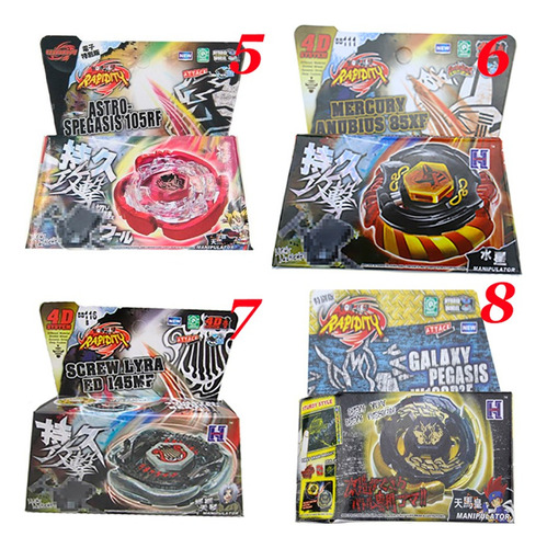 Figuras Beyblade 10 Pza (Usado)