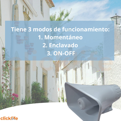 Alarma Sirena Wifi 30w Con Sensor Movimiento App Alexa