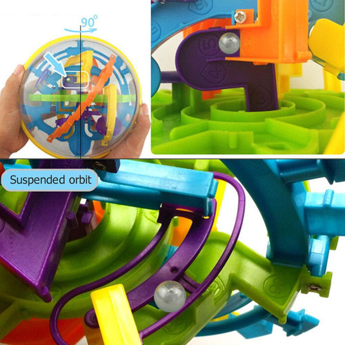 Bola Magnética Magic Perplexus Maze Balance Iq, 100 Niveles