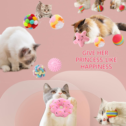 Svieilles Cats Toy Toy Toys Interactive Cat Toys Pack Woolen
