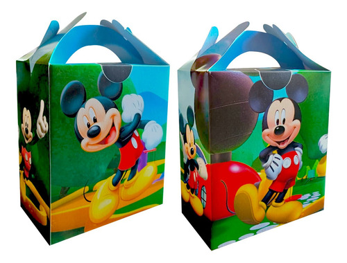 Mickey O Minnie Mouse 20 Cajas Dulceras Bolos Fiesta