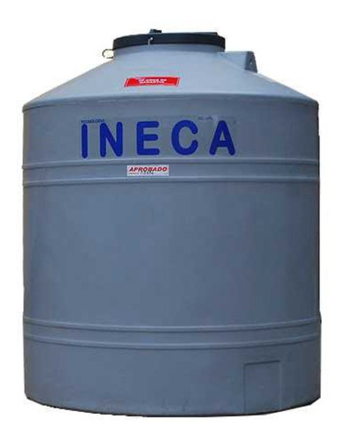 Tanque de agua Ineca Domiciliario Bicapa vertical polietileno 550L gris de 100 cm x 94 cm