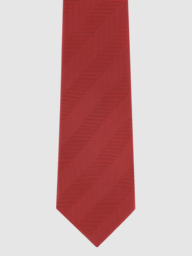Corbata Brera Microtextura Hombre 416 Salmón Única