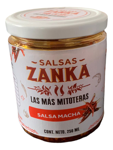 Salsa Macha ( Zanka Las Mas Mitoteras) 250ml