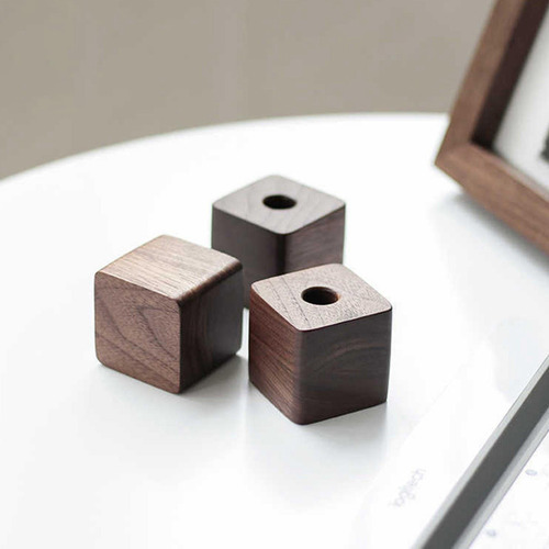 2 Portalápices De Madera Natural Para Una Organización