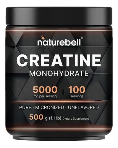 Polvo De Monohidrato De Creatina Naturebell, 500