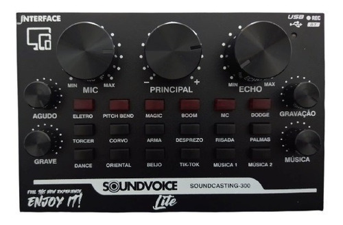 Kit Interface De Audio Soundvoice Lite Soundcast Kt-300