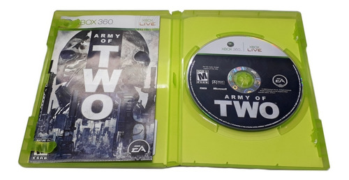 Army Of Two Con 1 Mascara Aluciva Al Juego, Para Xbox 360 (Usado)