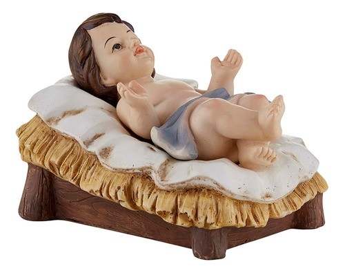 Autom Baby Jesus Christ In Manger - Figuras De Beln (2 Unida